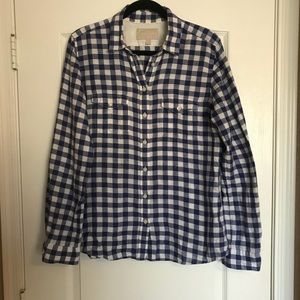 Banana Republic Buffalo Check Buttondown shirt